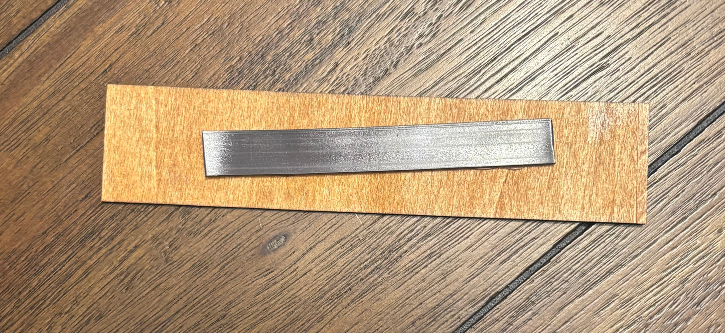 Stained basswood fridge magnet of the Maliwan logo from the Borderlands video games