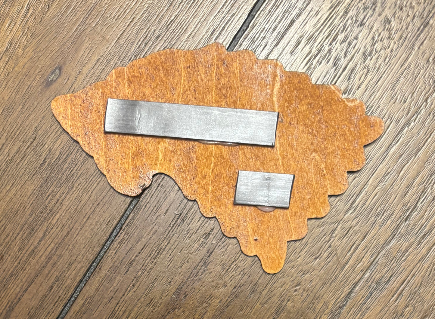 Stained basswood fridge magnet of the House Stark sigil from Game of Thrones