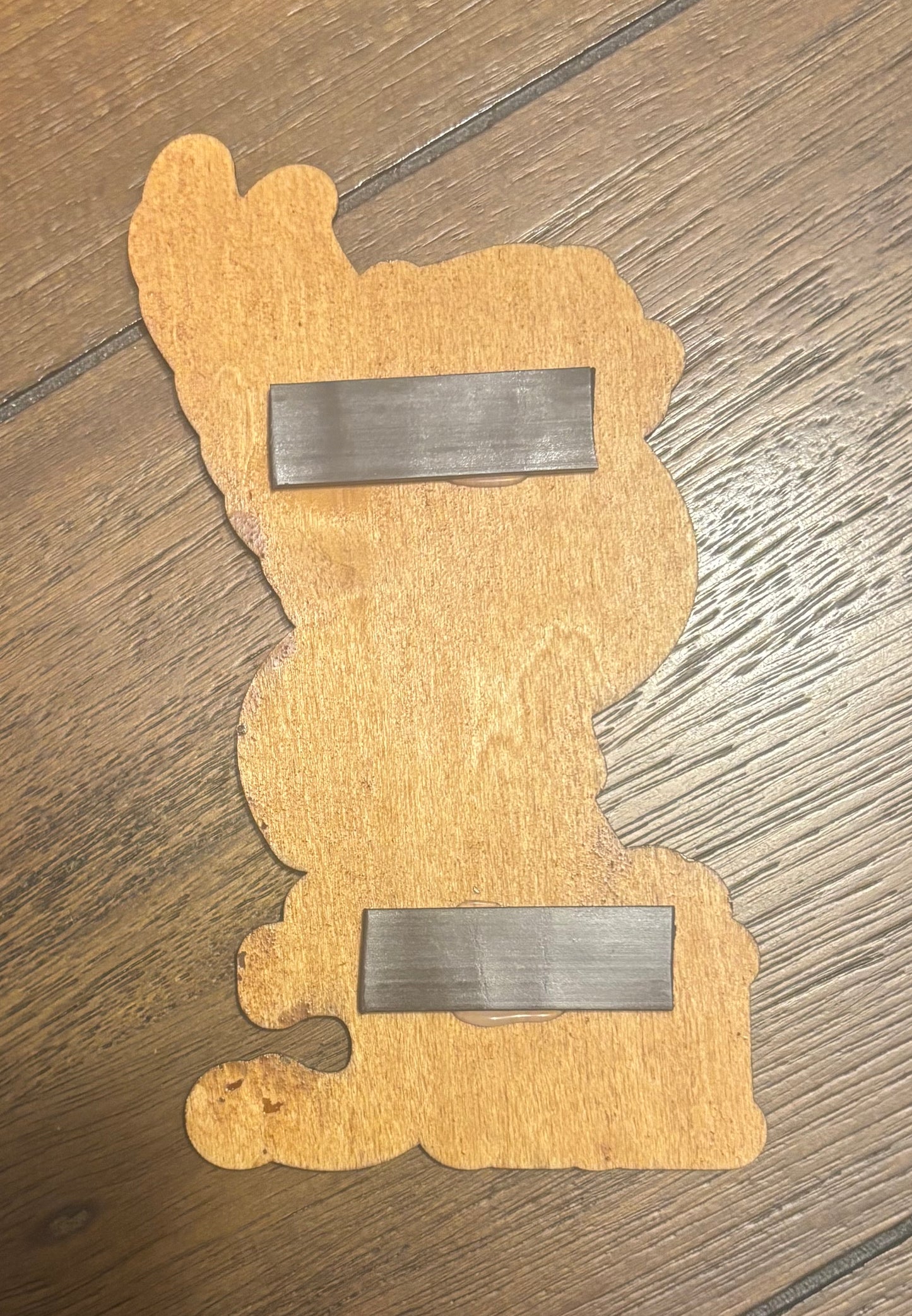 Stained basswood fridge magnet of the Liverpool FC soccer team logo