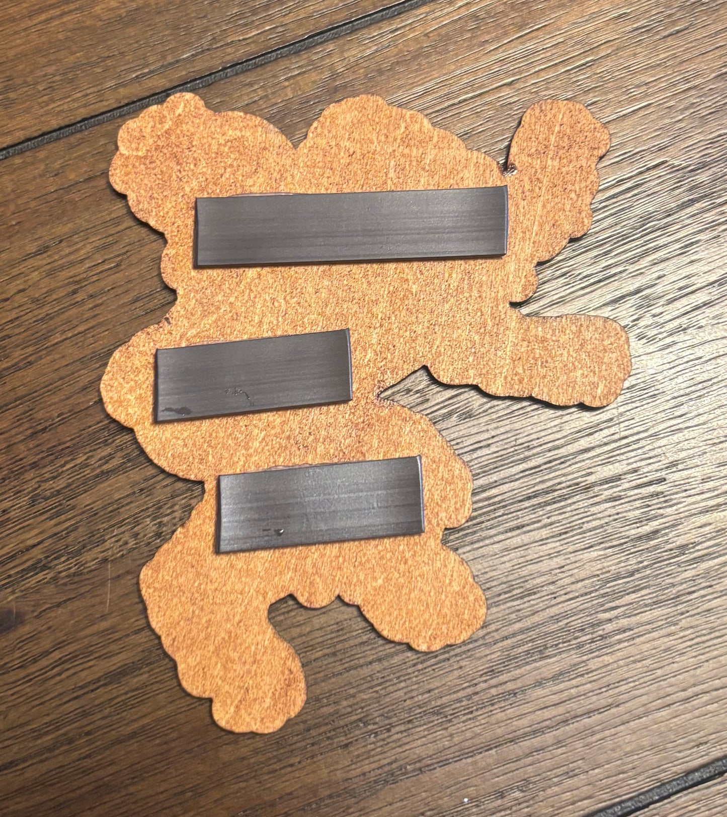 Stained basswood fridge magnet of the House Lannister sigil from Game of Thrones