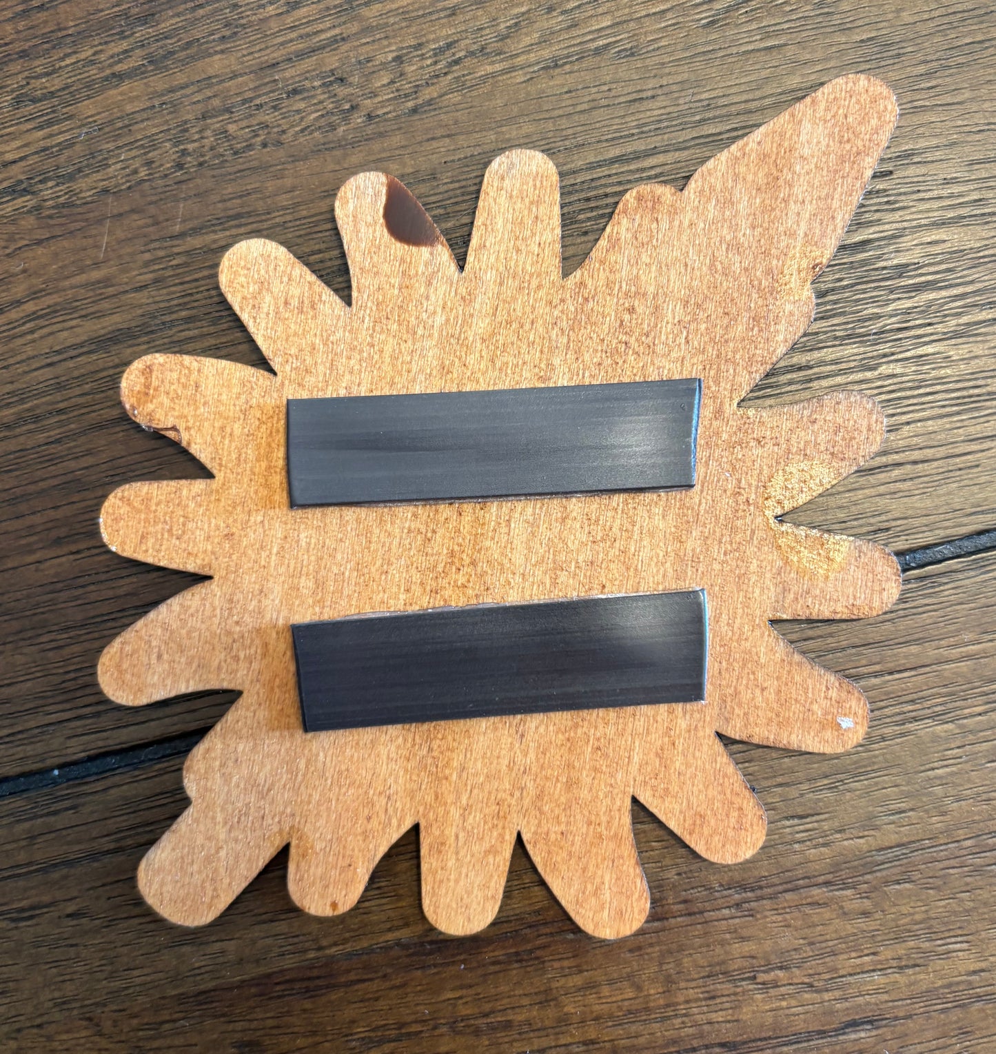 Stained basswood fridge magnet of the House Martell sigil from Game of Thrones