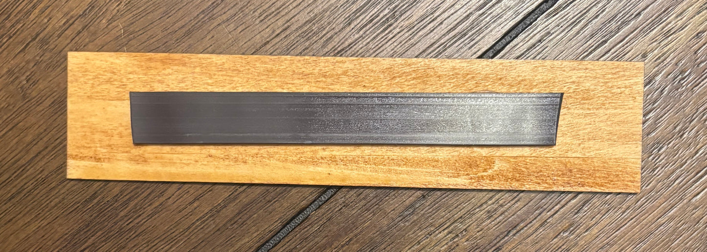 Stained basswood fridge magnet of the Vladof logo from the Borderlands video games