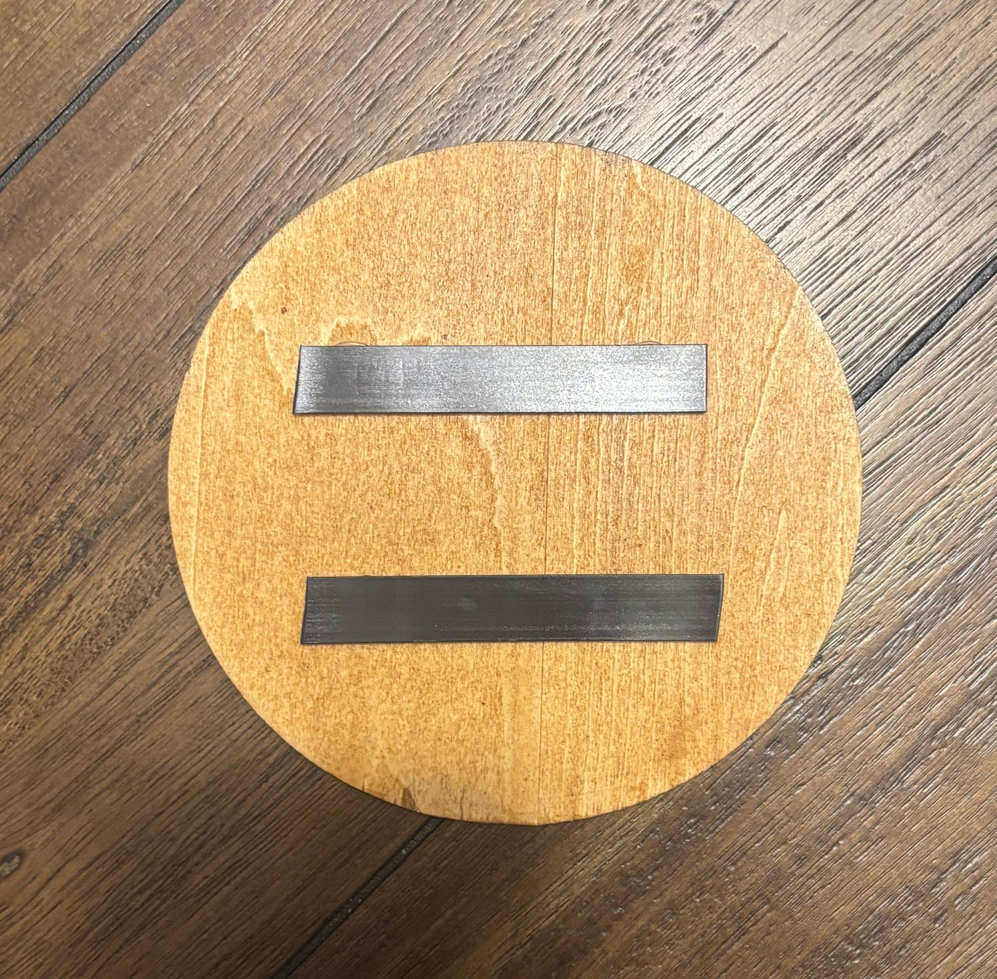 Stained basswood fridge magnet of the Pittsburgh Steelers football team logo