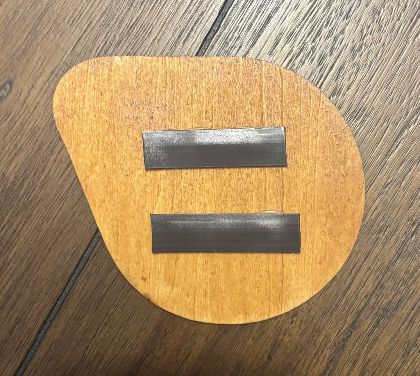 Stained basswood fridge magnet of the Half-Life 2 logo