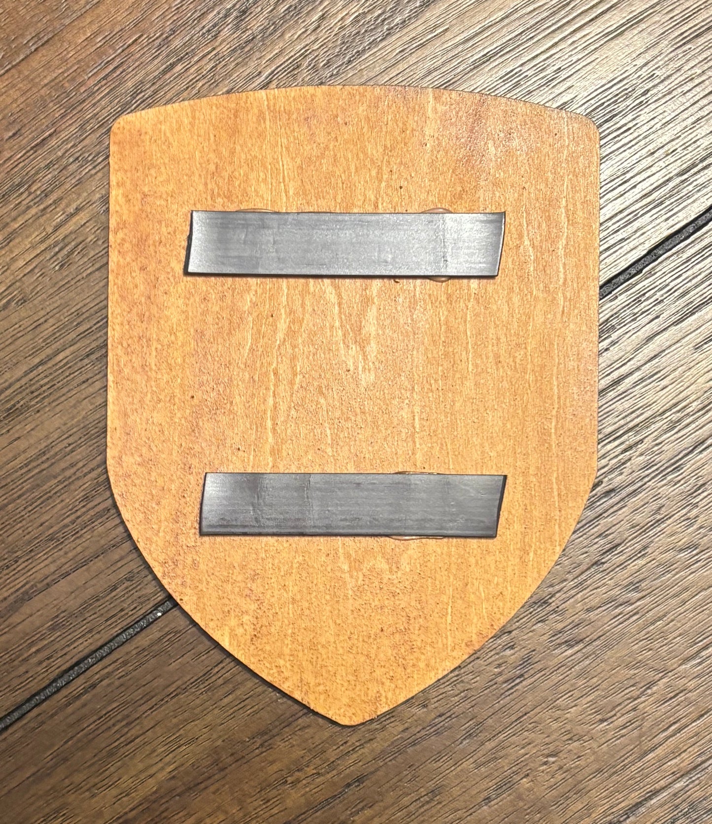 Stained basswood fridge magnet of the Fullham FC soccer team logo